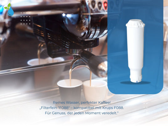 Filterfein-Wasserfilter-Kartuschen Krups F088 Kaffevollautomaten